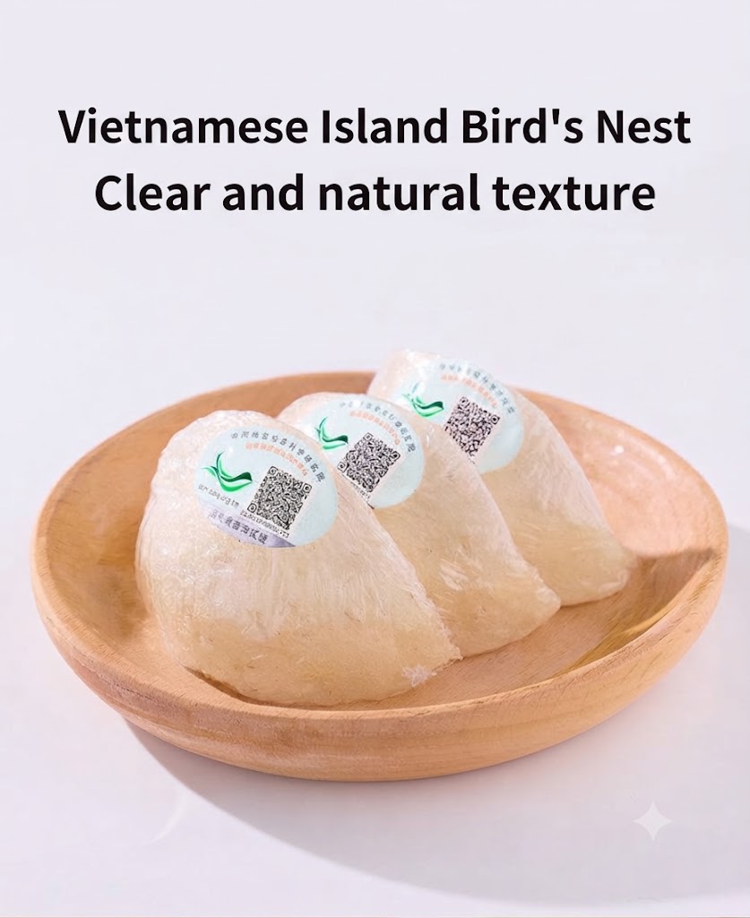 Each bird’s nest cup carries an origin-traceability seal