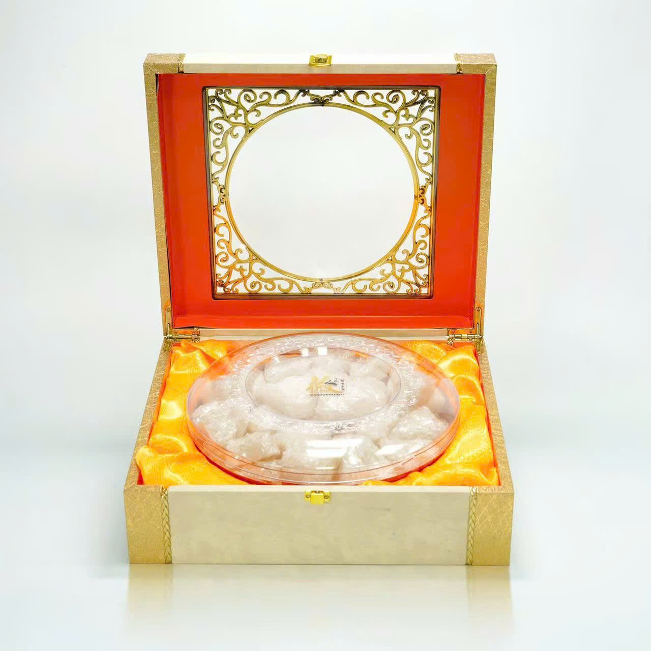 Round-Cup Refined Bird’s Nest – Xiangunyanwo (Metallic Gold Box)